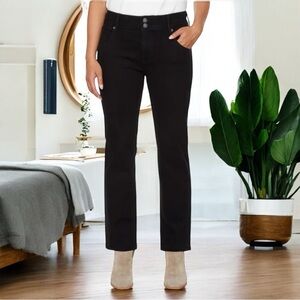 Hudson Ladies' Slim Straight Leg Jean in Black Size 6